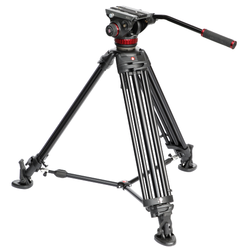 Trépied Manfrotto 546B + Rotule MVH502A